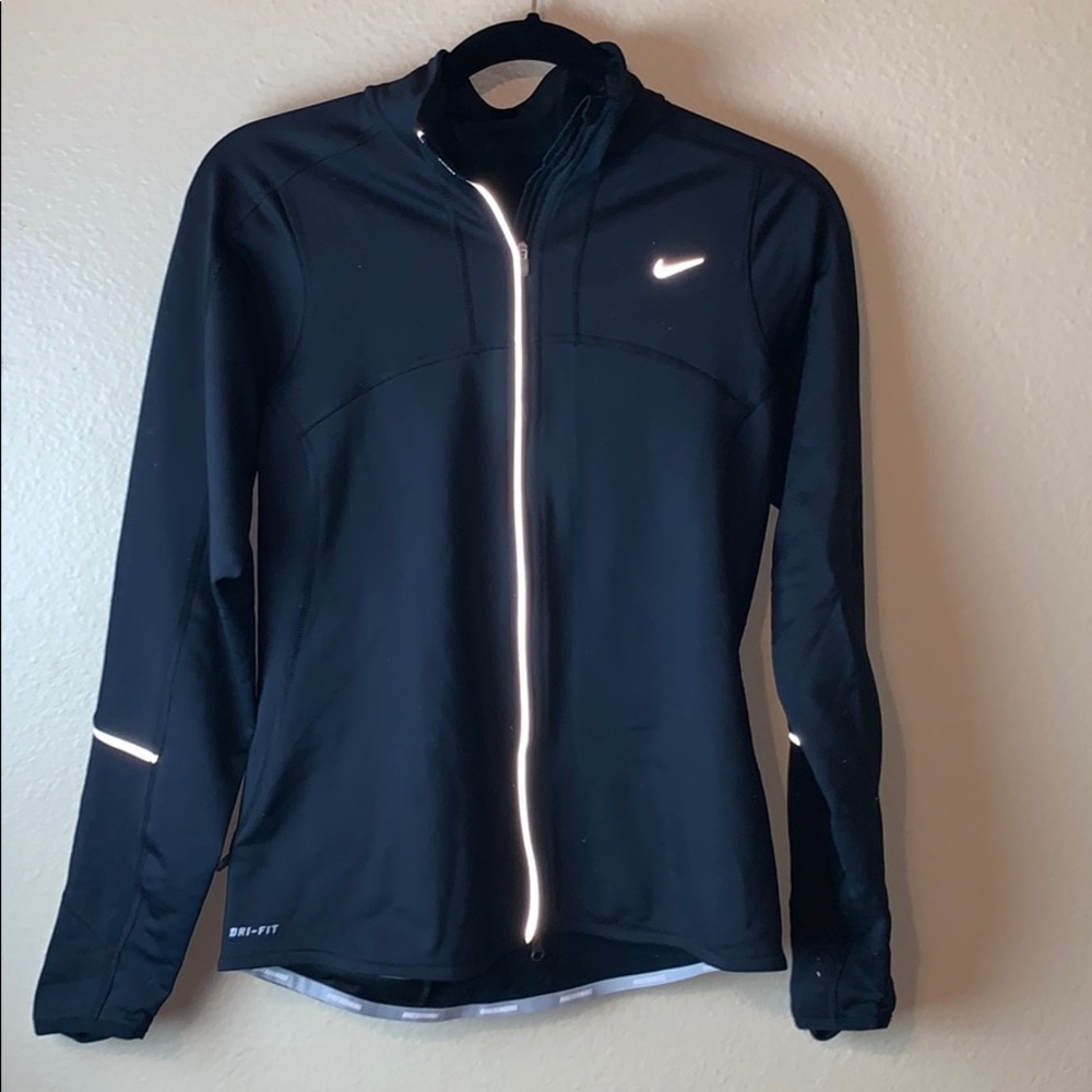 Women’s Nike Dry Fit zip up black jacket sz S - Picture 2 of 7